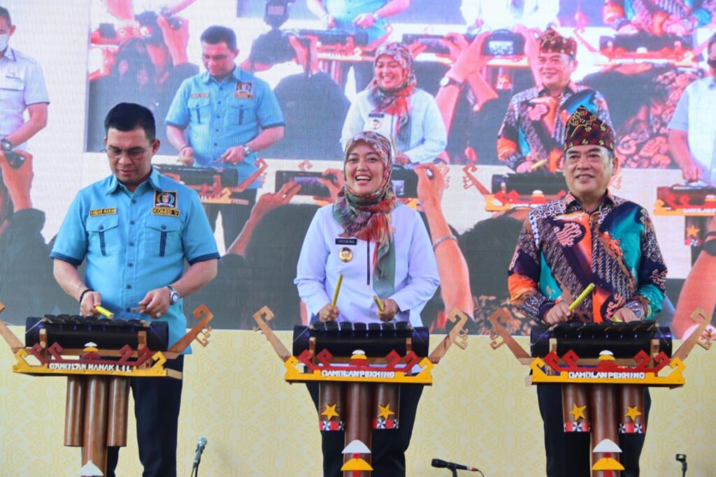 Wagub Chusnunia Buka Acara Puncak Gawi Budaya Lampung