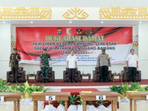 Momentum Deklarasi Damai Pilkakam 2023: Pj Bupati Tulang Bawang dan Tokoh Penting Serukan Pemilihan yang Jujur dan Bermartabat