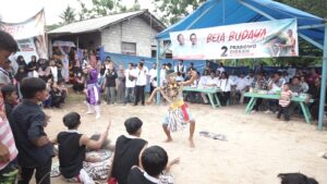 TKD Prabowo-Gibran Sapa Masyarakat Lampung Timur Lewat kesenian Kuda Lumping