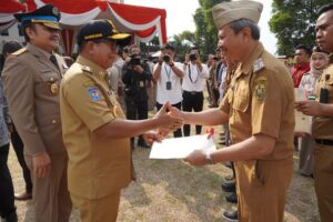 Penjabat Gubernur Lampung Pimpin Upacara Peringatan HANTARU ke-64, Tegaskan Peran Penting Kementerian ATR/BPN Menuju Indonesia Emas 2045