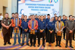 Ketum Yudhistira Kukuhkan PW IWO Lampung Periode 2024-2029