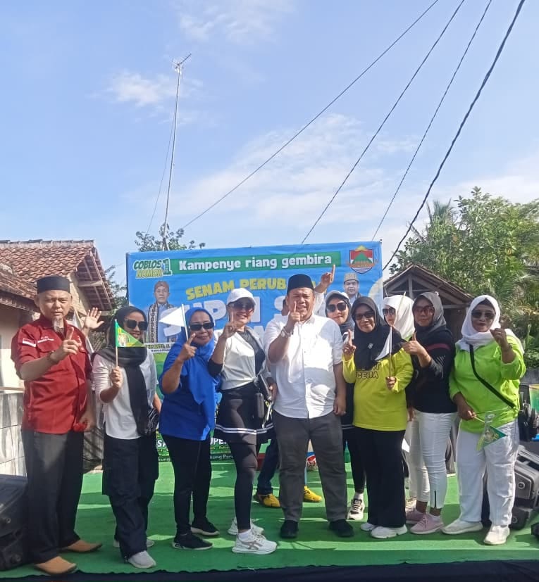 Hadirkan Senam Perubahan, Paslon SUPER Ajak Ratusan Warga Kampanye Riang Gembira