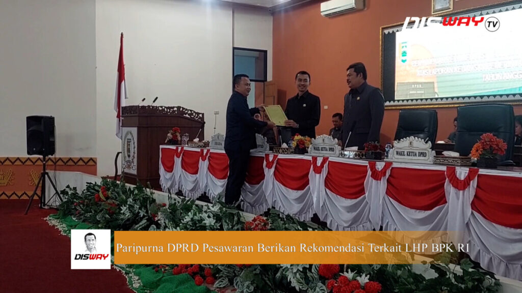 Paripurna DPRD Pesawaran Berikan Rekomendasi Terkait LHP BPK RI