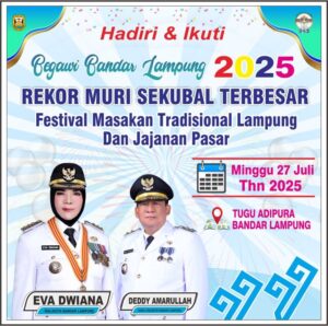 ‎Begawi Bandar Lampung 2025 Akan Pecahkan Rekor MURI Sekubal Terbesar