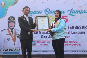 Pemkot Bandar Lampung Pecahkan Rekor Dunia MURI Sekubal Terbesar