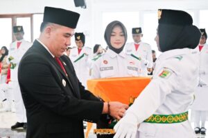 30 Anggota Paskibraka Pesawaran Resmi Dikukuhkan, Siap Jalankan Misi Mulia Kibarkan Merah Putih di HUT Kemerdekaan RI ke-80