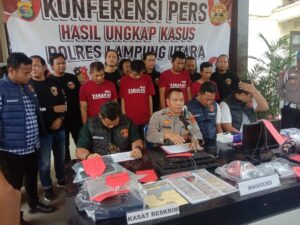 Polres Lampung Utara berhasil tangkap 4 orang Pembuatan SIM Palsu
