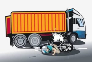 Nahas, Pelajar SMA Di Lampura Meninggal Terlindas Truk Trailer!