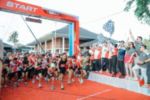 Ribuan Peserta Meriahkan “PMI Run 4 Humanity” di Puncak HUT ke-80 PMI Lampung