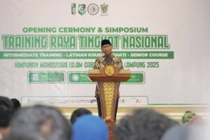 Buka Training Raya HMI, Gubernur Mirza Dorong Generasi Muda Jadi Pelopor Transformasi Bangsa