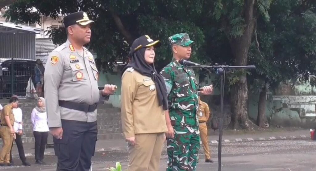 Walikota Eva Dwiana Pimpin Apel Kesiapsiagaan Tanggap Bencana