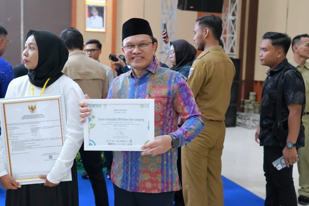 Kantin UIN RIL Resmi Ditetapkan sebagai Zona KHAS, Pertama untuk Kategori Kantin di Lampung
