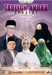 Tabligh Akbar “Perjalanan Menuju Hidayah” Hadir di Kota Bandar Lampung, Hadirkan Dua Pendakwah Inspiratif
