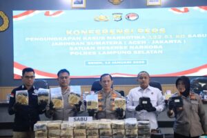 Sabu 122,5 Kg Sabu Dikamuflase Jengkol, Polisi Bongkar Jaringan Aceh–Jakarta Di Bakauheni