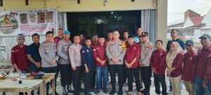 Kapolres Pesawaran Silaturahmi ke AMP, Bangun Kebersamaan Jaga Kamtibmas