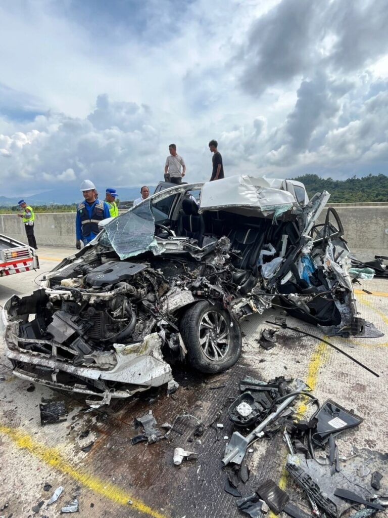 BREAKING NEWS — Rombongan PKB Aceh Timur Kecelakaan di Tol Sibanceh, Satu Meninggal Dunia