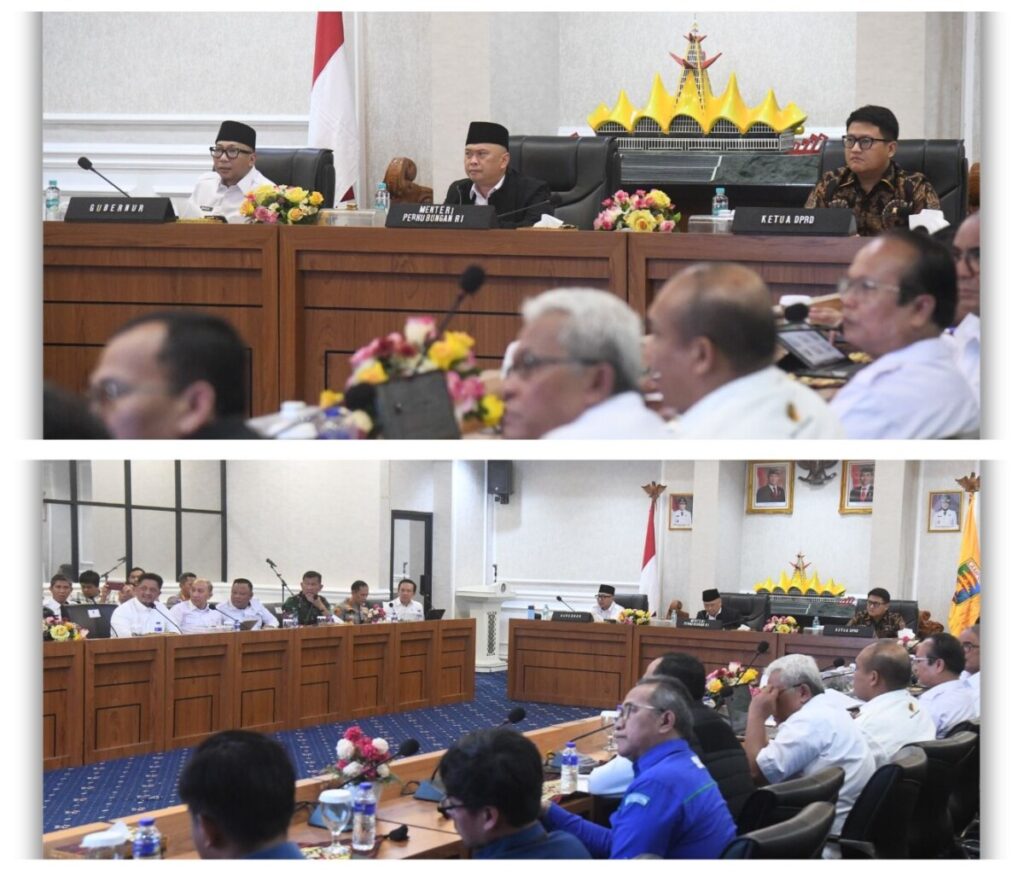 Ketua DPRD Provinsi Lampung dan Gubernur Lampung Ikuti Rapat Kesiapan Angkutan Lebaran 2026