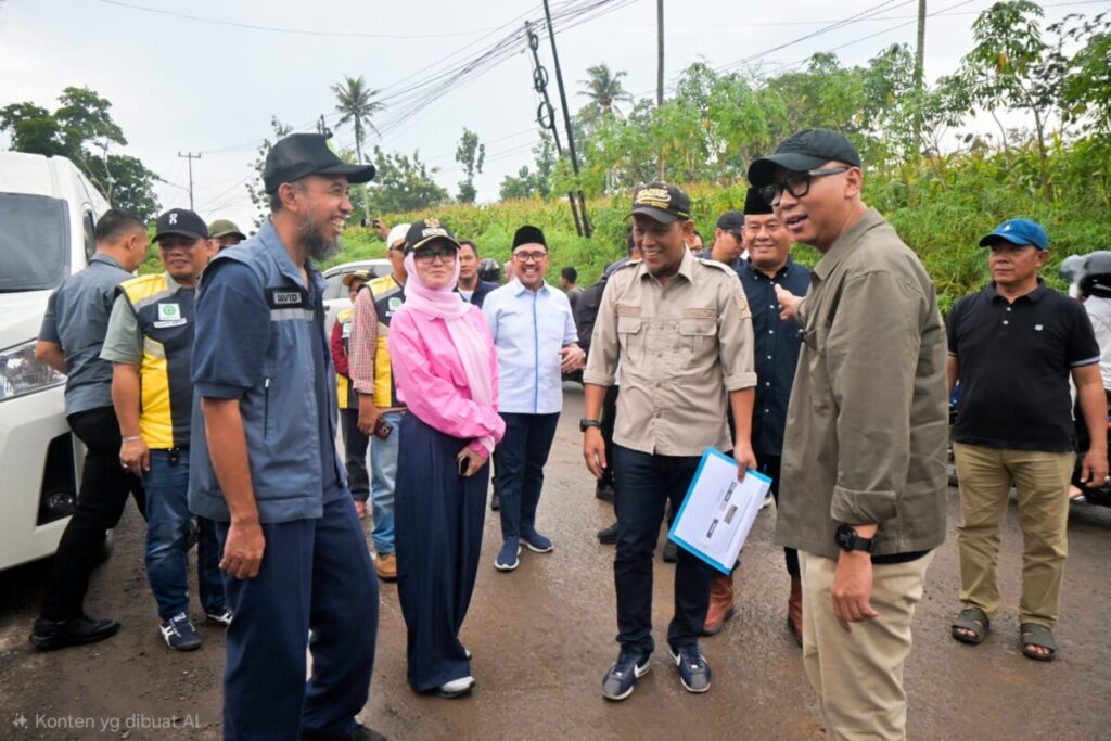 Dorong Kemantapan Infrastruktur Jalan, Bupati Dampingi Gubernur Tinjau Ruas Jalan Strategis