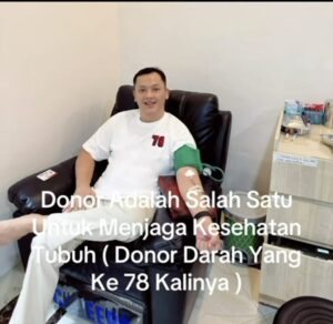 Ramadhan Bukan Penghalang, Aries Sandi Konsisten Donor Darah