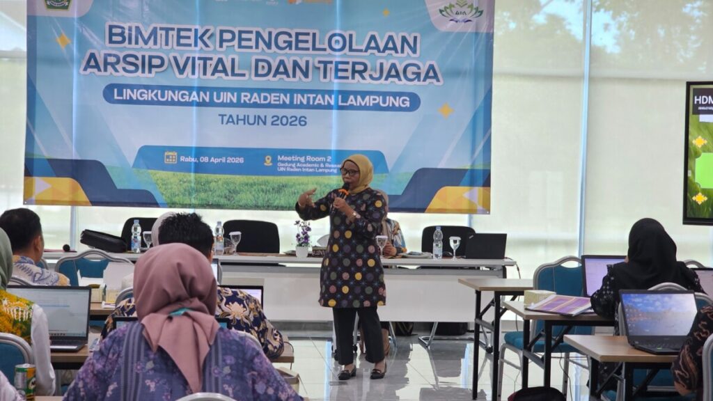 Biro AUPKK UIN Raden Intan Lampung Gelar Bimtek Pengelolaan Arsip Vital dan Terjaga