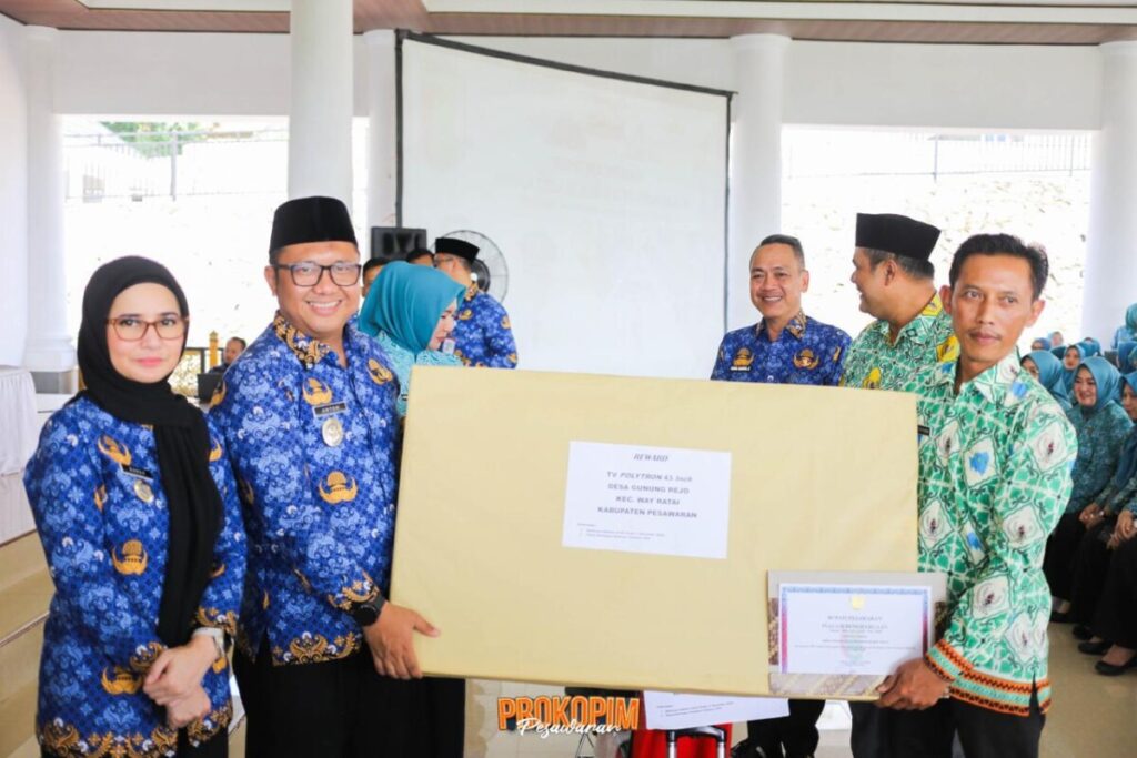 Perkuat Sinergi dan Bahas Isu Strategis, Pemkab Pesawaran Gelar Rakor dan Halal Bihalal Kepala Desa