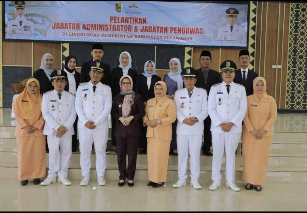 Definitifkan 12 Pejabat, Bupati Pesawaran Tekankan Kepemimpinan Humanis Dan Kerja Total.