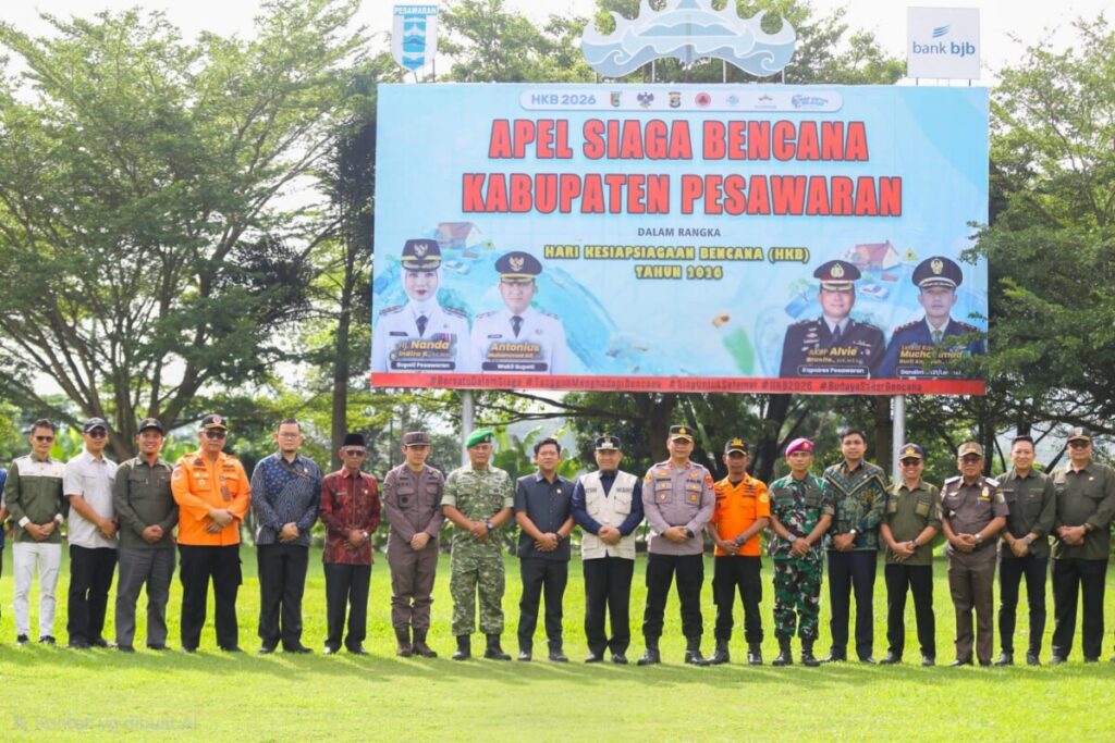 Perkuat Kesiapsiagaan, Pemkab Pesawaran Gelar Apel Siaga Bencana