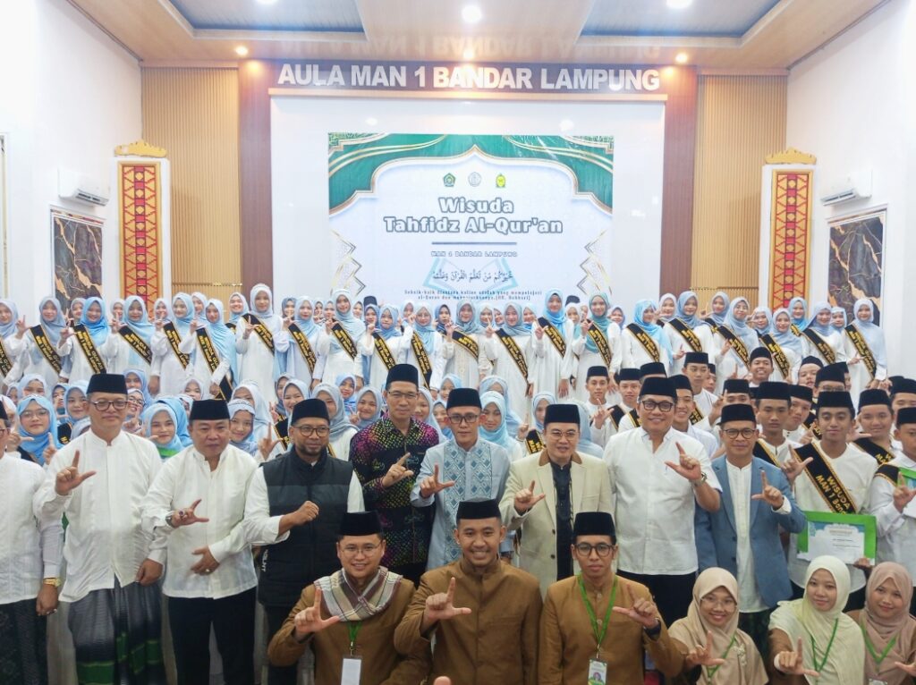 Cetak Generasi Qurani, 172 Siswa MAN 1 Bandar Lampung Diwisuda Tahfidz