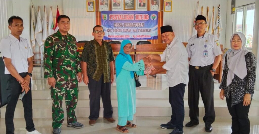 Tepat Sasaran, Pemdes Kebagusan Salurkan BLT DD 2026 Kepada 8 KPM