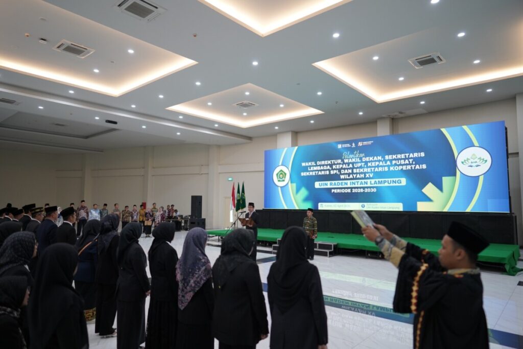 Lantik Sejumlah Pejabat Periode 2026–2030, Rektor UIN RIL Ingatkan Core Bisnis Perguruan Tinggi