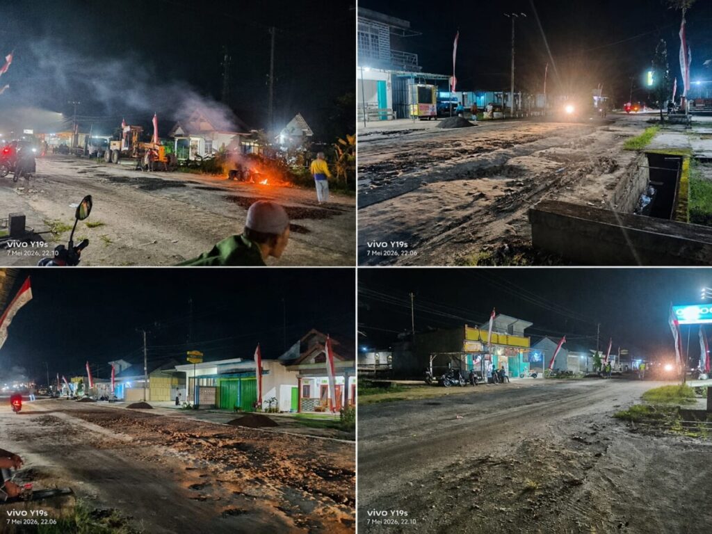 Bertahun-tahun Dibiarkan Rusak, Jalan Srigading Baru Diperbaiki Saat Wapres Hendak Melintas