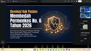 Datang Berobat, Pulang Membawa Keadilan? Webinar Nasional MHI Kupas Tuntas Hak Pasien dan Wajah Baru Rumah Sakit Pasca Permenkes Nomor 6 Tahun 2026