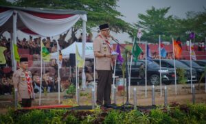 Dorong Pramuka Perkuat Karakter, Gubernur Mirza Pimpin Apel Hari Pramuka ke-65