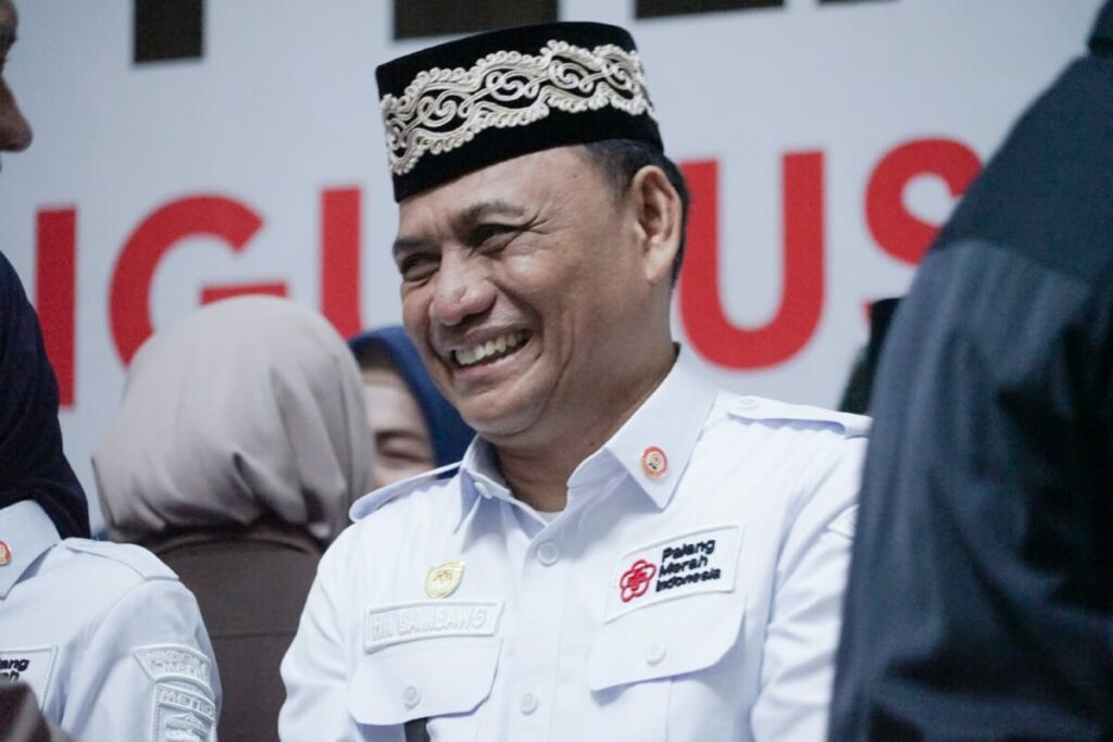 Pelantikan Pengurus Baru, PMI Metro Salurkan 70 Paket Bantuan untuk Wartawan