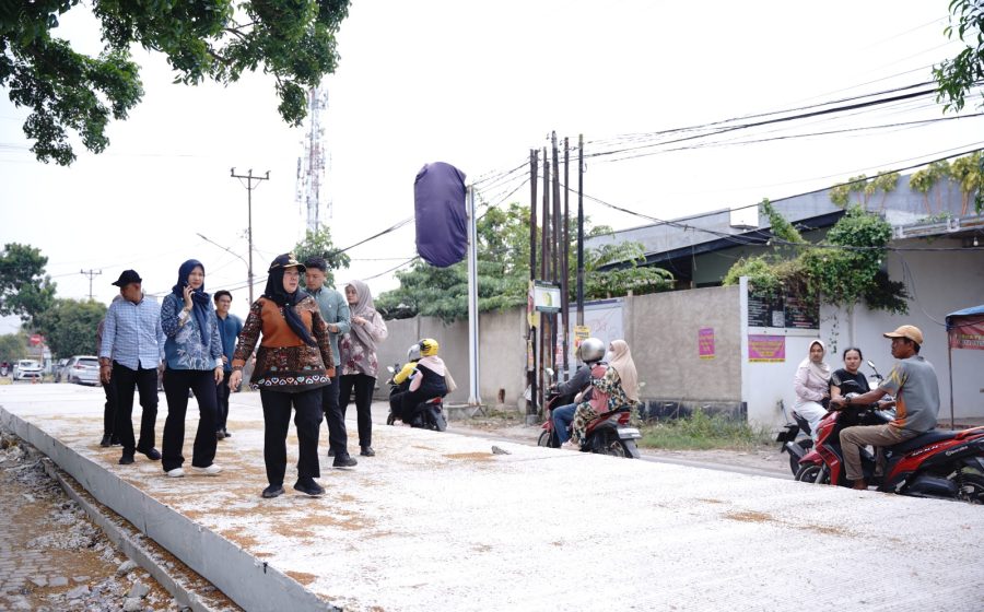 Pemkot BandarLampung Benahi Jalan, Drainase, dan Trotoar di Sejumlah Wilayahnya