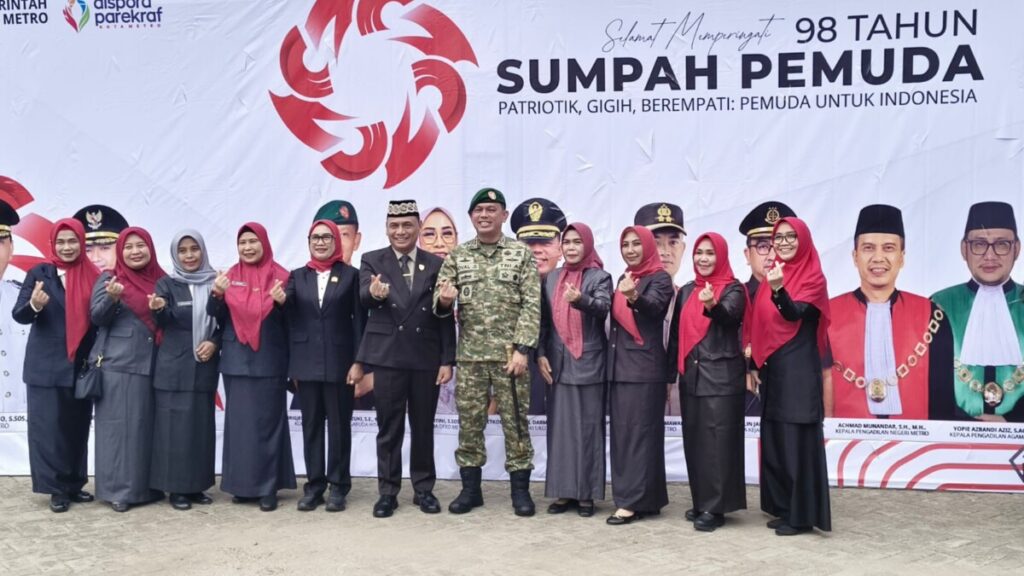 Wali Kota Metro: Sumpah Pemuda Momentum Bangun Generasi Berkarakter