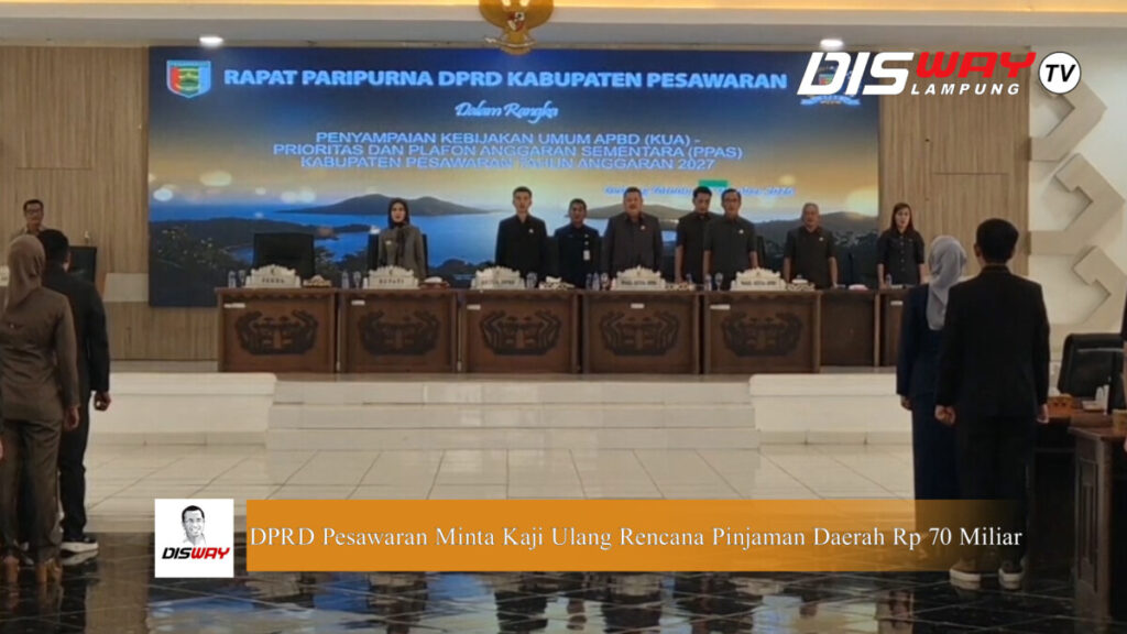 5 Fraksi DPRD Pesawaran Minta Kaji Ulang Rencana Pinjaman Daerah Rp70 miliar